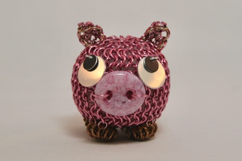 *Pig - Plush Chainmaille Animal